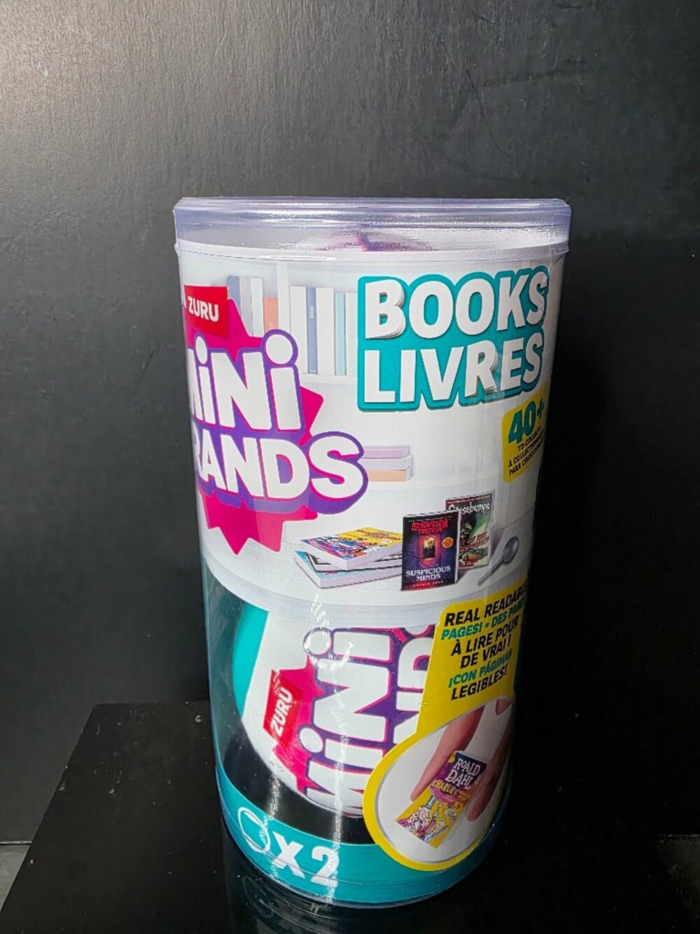 ZURU Mini Brands Books Series Mystery Capsule 2 Pack Real Readable Books NEW
